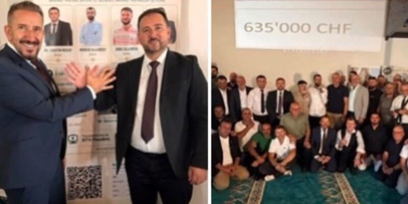 Shqiptarët e Zvicrës për një natë grumbulluan 635 mijë franga për blerjen e Xhamisë, festuan duke bë shqiponjen