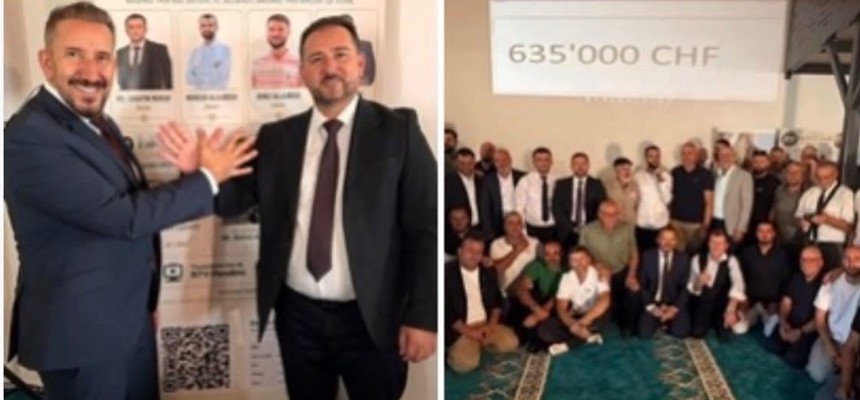 Shqiptarët e Zvicrës për një natë grumbulluan 635 mijë franga për blerjen e Xhamisë, festuan duke bë shqiponjen
