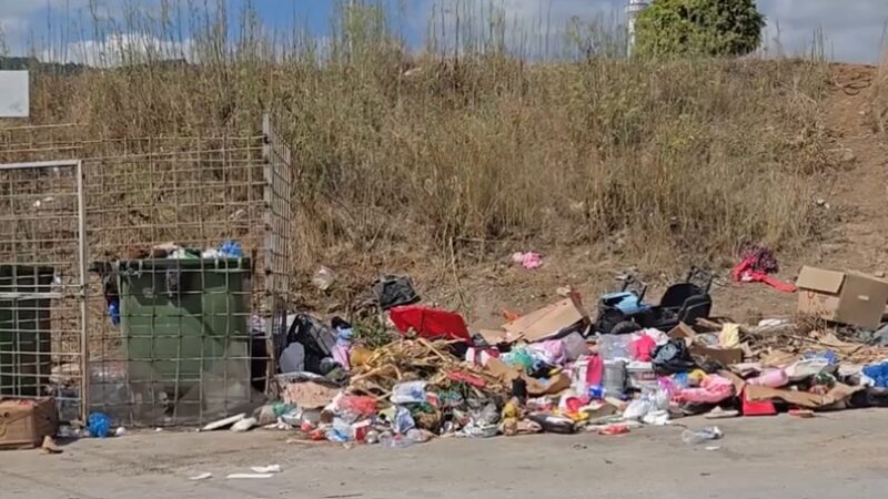 Kërçovë kontejnerët dy javë pa u pastruar ! (VIDEO)