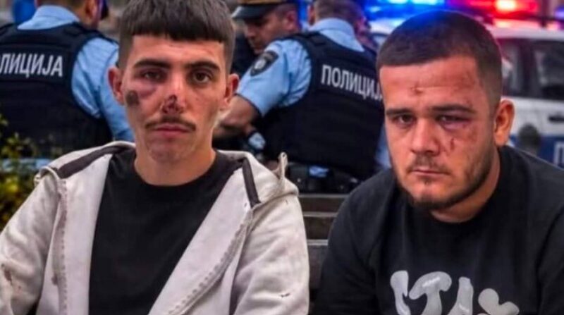 Polici që i rrahu të rinjtë brutalisht është shqiptarë !