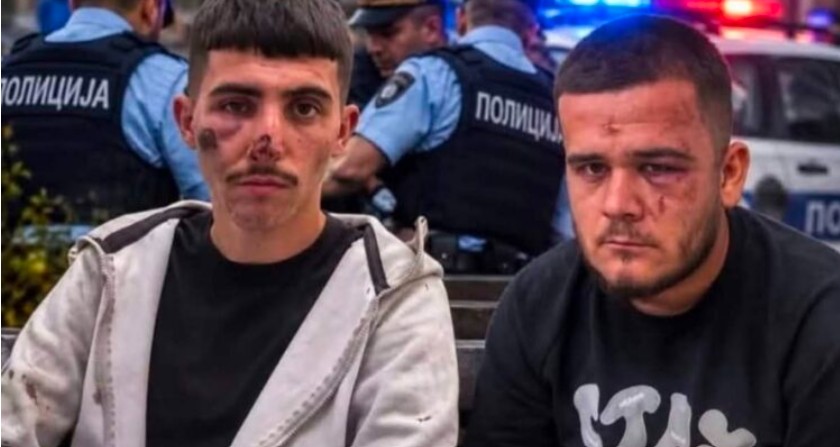 Polici që i rrahu të rinjtë brutalisht është shqiptarë !