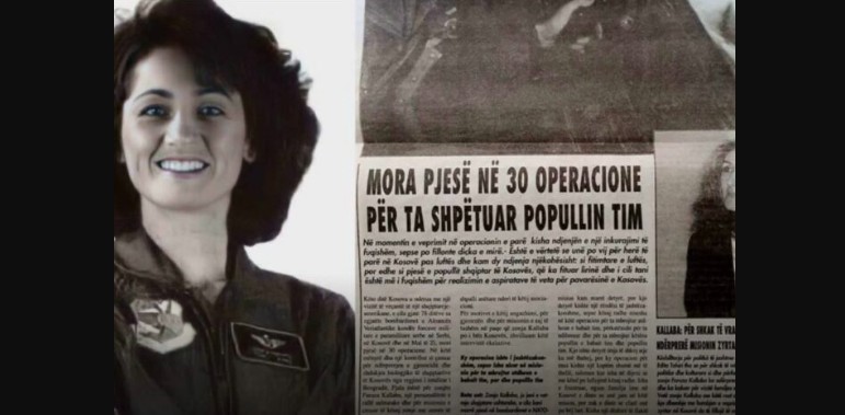 Faruza Kallaba, pilotja shqiptaro-amerikane që mori pjesë në 30 aksione gjatë bombardimeve të NATO-s